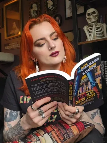 beccaellenbooks Instagram post about Life at the Coffin Joint review