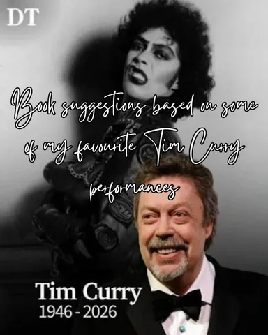 beccaellenbooks Instagram post about Tim Curry tribute