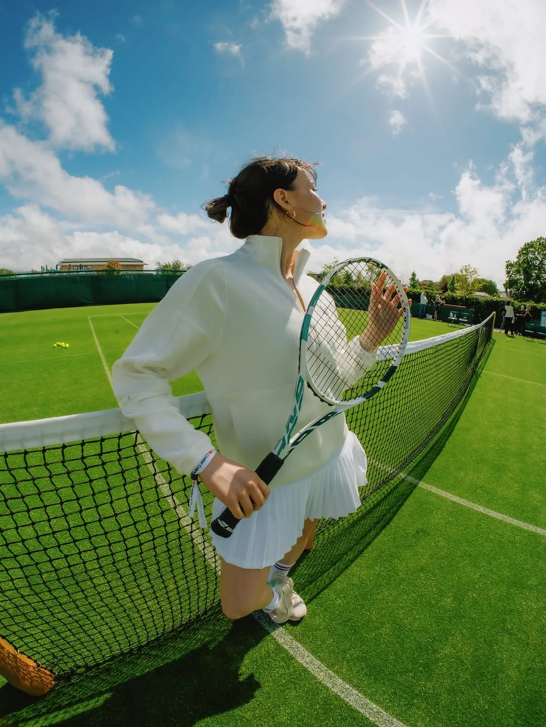 beccamariawatson Instagram post about Tennis event experience