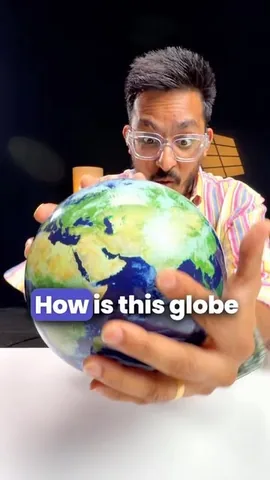 beebomco Instagram post about Solar powered magnetic globe