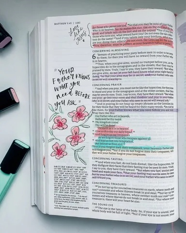 belovedblessedart Instagram post about Bible lettering
