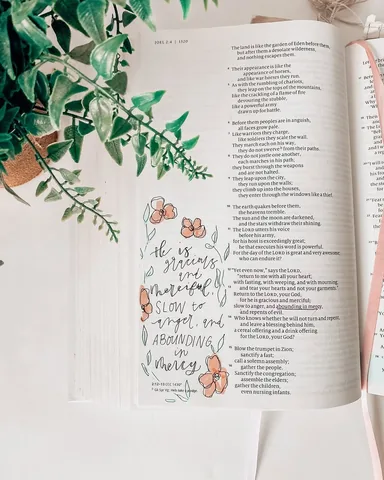 belovedblessedart Instagram post about Bible lettering