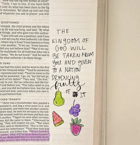 belovedblessedart Instagram post about Bible lettering