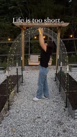beneathmyheart Instagram post about Garden lighting