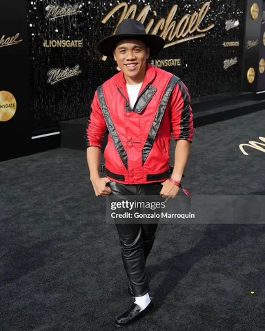 besperon Instagram post about Michael film premiere