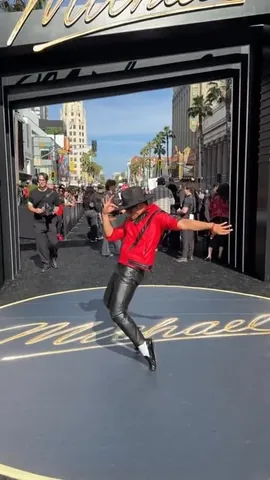 besperon Instagram post about Michael Jackson dance at film premiere