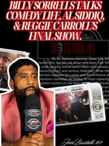 billysorrells Instagram post about Comedy industry interview