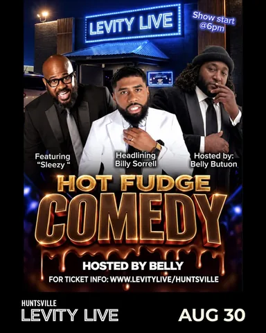 billysorrells Instagram post about Comedy event