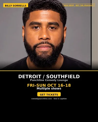 billysorrells Instagram post about Live comedy show