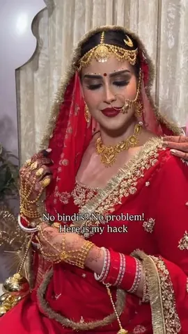 bishamberdas Instagram post about Bindi makeup hack