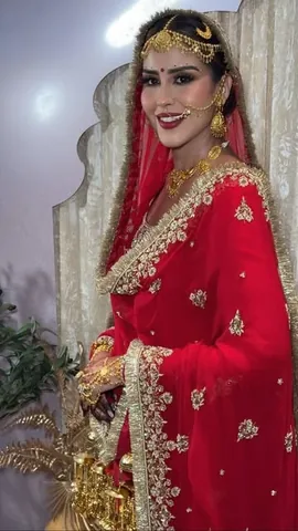 bishamberdas Instagram post about Punjabi bridal makeup