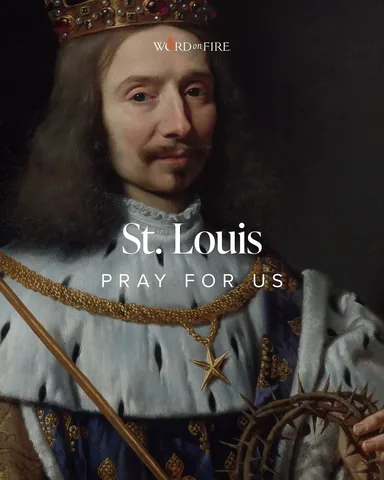 bishopbarron Instagram post about St. Louis of France