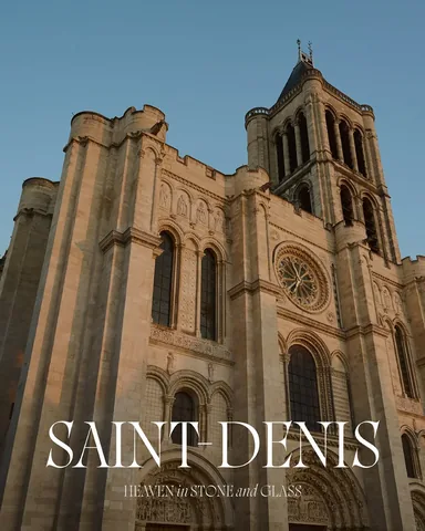 bishopbarron Instagram post about Saint Denis Cathedral