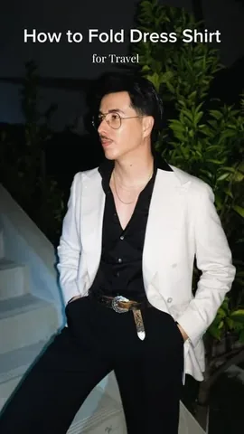 blakescott Instagram post about Dress shirt folding