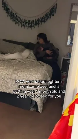 blendedmommmaz Instagram post about Co parenting family dynamics