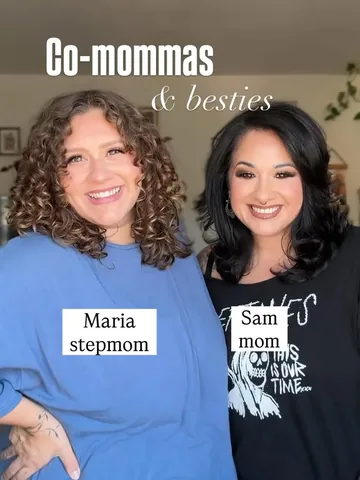 blendedmommmaz Instagram post about Co parenting friendship