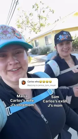 blendedmommmaz Instagram post about Co parenting humor