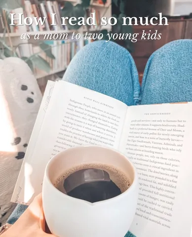 blissandbooks Instagram post about Reading habits