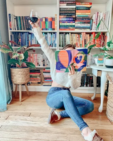 blissandbooks Instagram post about Bookstagram anniversary
