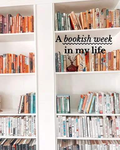 blissandbooks Instagram post about Weekly reading update
