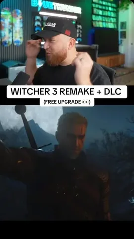 blue_thundergaming Instagram post about The Witcher 3 remaster