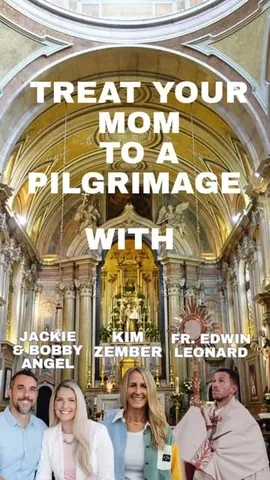 bobby.angel Instagram post about Catholic pilgrimage