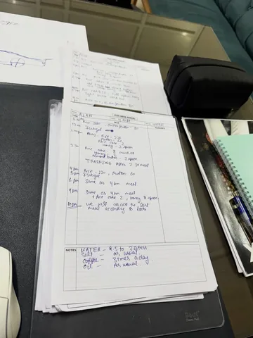 bodybuilding_alchemist Instagram post about Contest preparation record keeping