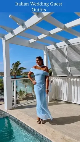 bonnierakhit Instagram post about Wedding guest outfits