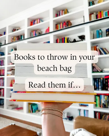 bookcasebeauty Instagram post about Summer beach read recommendations