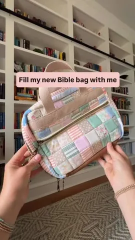 bookcasebeauty Instagram post about Bible bag product review