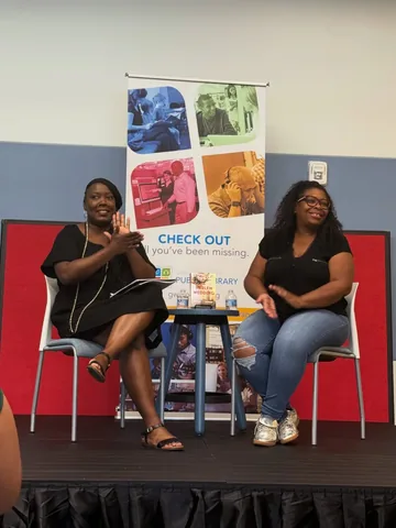 book_girl_magic Instagram post about Author event