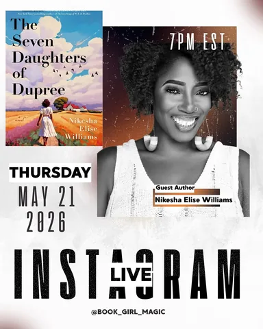 book_girl_magic Instagram post about Author interview announcement