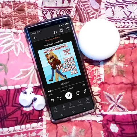 booksloveandunderstanding Instagram post about Mac Meyers Needs Me audiobook review