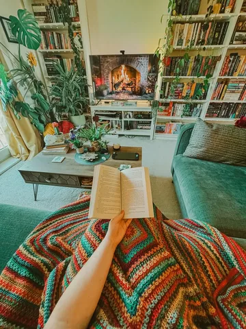 booksnest Instagram post about Home decor decision