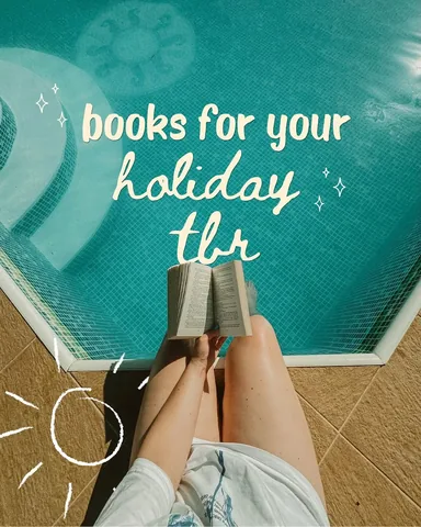 booksnest Instagram post about Holiday reading list