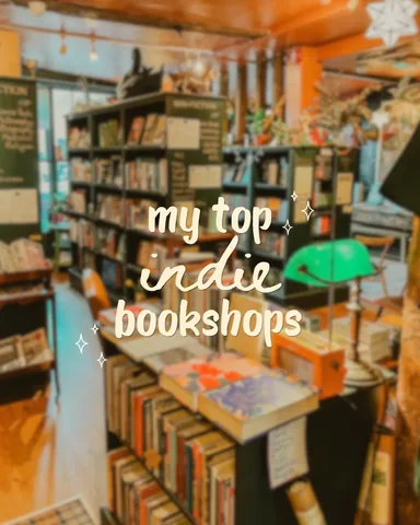 booksnest Instagram post about Independent bookshops
