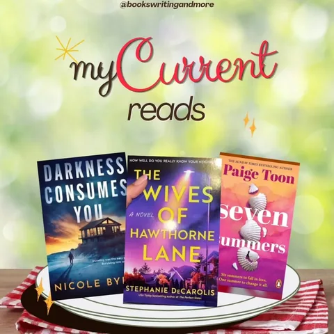 bookswritingandmore Instagram post about Current reads