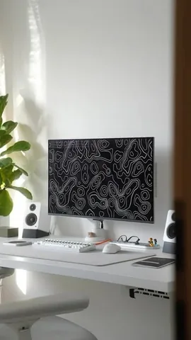 borisgtech Instagram post about Desk setup design