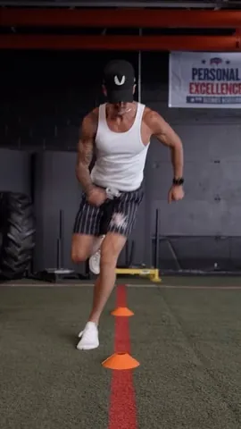 bradjbecca Instagram post about Explosive athletic workout