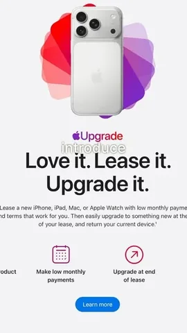 brandonbutch Instagram post about Apple Upgrade program