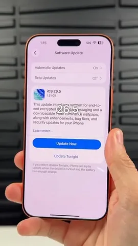 brandonbutch Instagram post about IOS 26.5 update