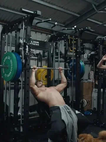 brandonsstarr Instagram post about Chest development