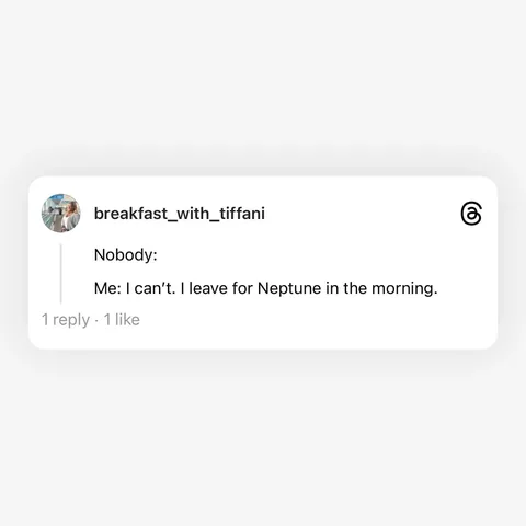 breakfast_with_tiffani Instagram post about Personal reflection