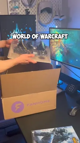 brewsterisalive Instagram post about World of Warcraft collectible figure promotion