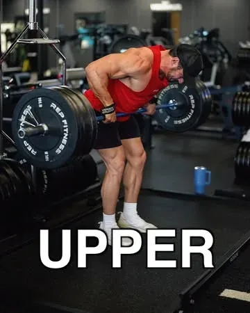 briandecosta Instagram post about Upper body training and progression