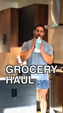 briandecosta Instagram post about Bodybuilding grocery haul