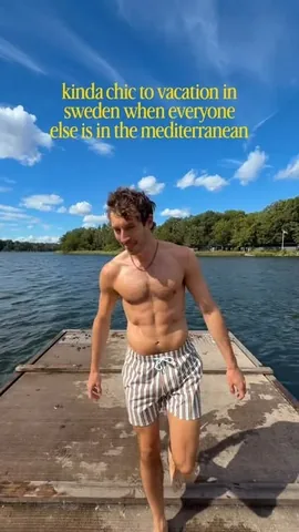 brightbazaar Instagram post about Swedish summer travel