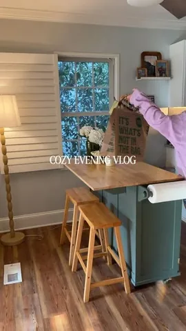 brooketarynartistry Instagram post about Cozy evening vlog