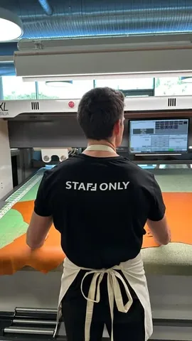 brucepask Instagram post about Fashion manufacturing