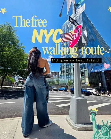 bruisedpassports Instagram post about New York City walking tour
